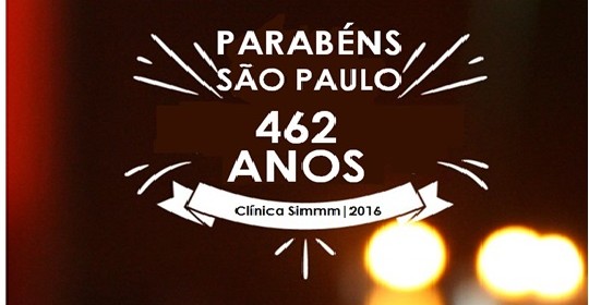 Parabéns São Paulo pelos seus 462 anos de história!